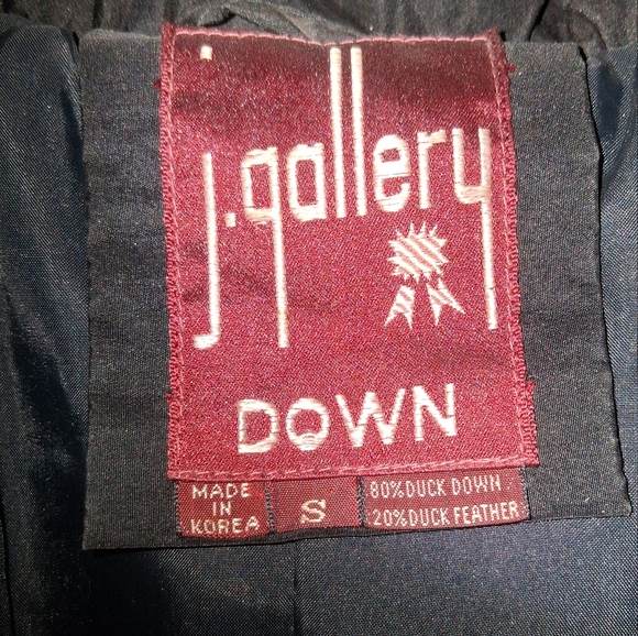 Gallery Black Puffer Coat Full-Length Classic Design - Picture 2 of 4